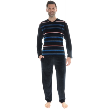 Textil Homem Pijamas / Camisas de dormir Christian Cane IDELBERT Preto