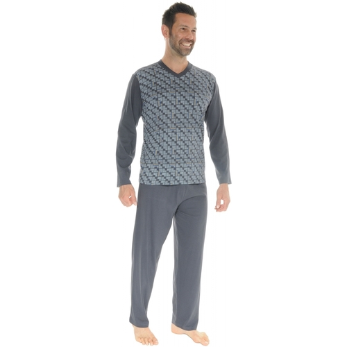 Textil Homem Pijamas / Camisas de dormir Christian Cane ILARIO Cinza