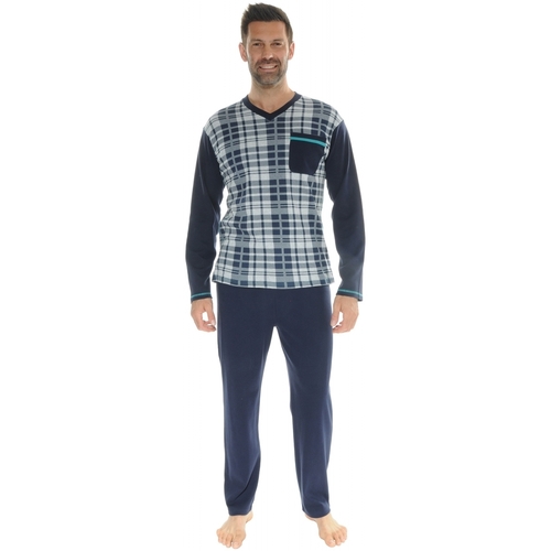 Textil Homem Pijamas / Camisas de dormir Christian Cane IRWIN Azul