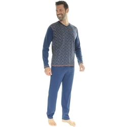 Textil Homem Pijamas / Camisas de dormir Christian Cane ICARE Azul