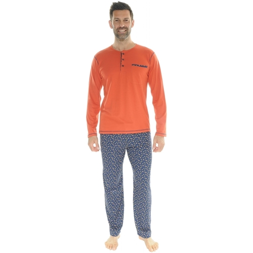 Textil Homem Pijamas / Camisas de dormir Christian Cane ICARE Laranja