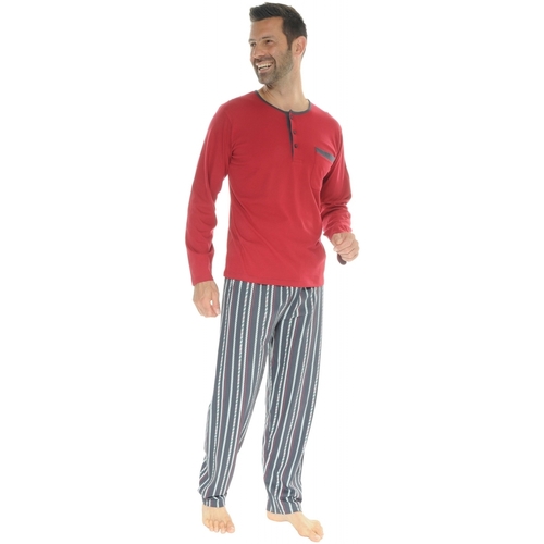 Textil Homem Pijamas / Camisas de dormir Christian Cane ISTRES Vermelho