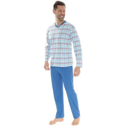 Textil Homem Pijamas / Camisas de dormir Christian Cane NELIO Azul