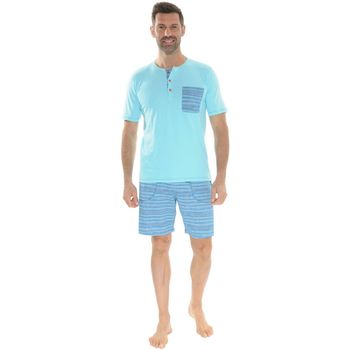 Textil Homem Pijamas / Camisas de dormir Christian Cane NATAN Azul