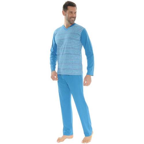 Textil Homem Pijamas / Camisas de dormir Christian Cane NATAN Azul