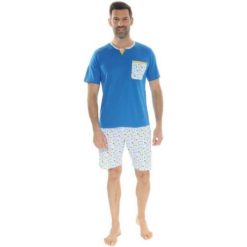 Textil Homem Pijamas / Camisas de dormir Christian Cane NAO Azul