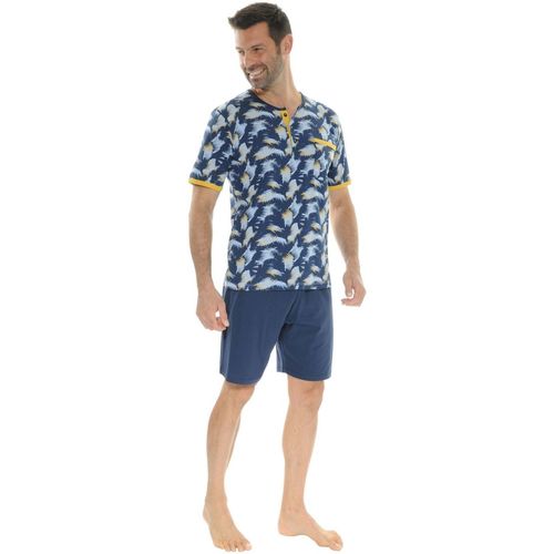 Textil Homem Pijamas / Camisas de dormir Christian Cane NIL Azul