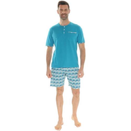 Textil Homem Pijamas / Camisas de dormir Christian Cane NADEON Azul