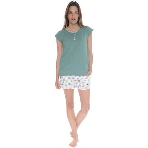 Textil Mulher Pijamas / Camisas de dormir Christian Cane FIONA Verde