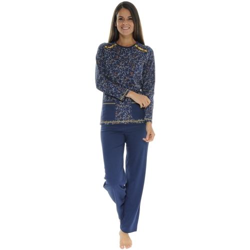 Textil Mulher Pijamas / Camisas de dormir Christian Cane JUNE Azul