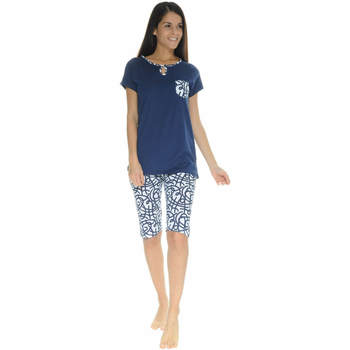 Textil Mulher Pijamas / Camisas de dormir Christian Cane MAGGIE Azul