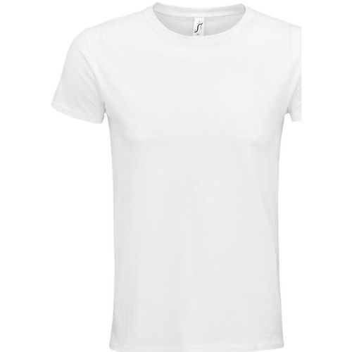 Textil Homem T-Shirt mangas curtas Sols EPIC CAMISETA  unisex -100% algodón orgánico color blanco Branco