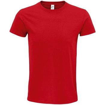 Textil Homem T-Shirt mangas curtas Sols EPIC CAMISETA  unisex -100% algodón orgánico color rojo Vermelho