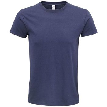 Textil Homem T-Shirt mangas curtas Sols EPIC CAMISETA  unisex -100% algodón orgánico color marino Azul