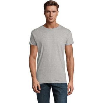 Textil Homem T-Shirt mangas curtas Sols EPIC CAMISETA  unisex -100% algodón orgánico color gris Cinza