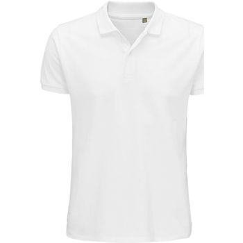 Textil Homem Polos mangas curta Sols PLANET - POLO HOMBRE-100% algodón biológico color blanco Branco