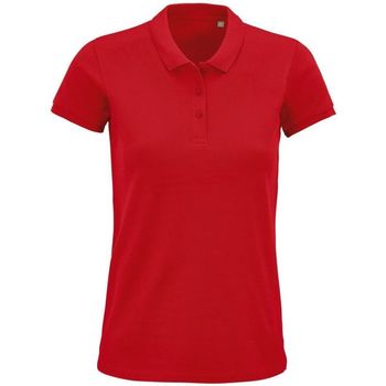 Textil Mulher Sport Is Good Sols PLANET - POLO MUJER Vermelho