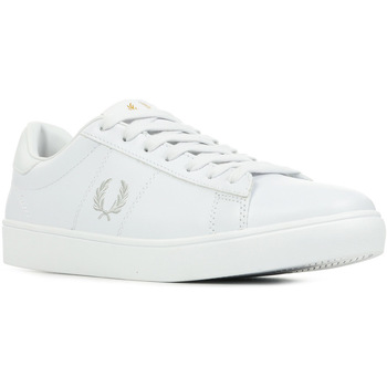 Fred Perry Spencer Leather Branco
