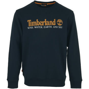 Textil Homem Sweats Timberland Nature Wind water earth and Sky front Sweatshirt Azul