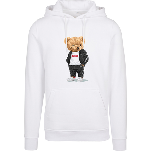 Textil Homem camisolas adidas Originals Sort sweatshirt med rund hals Bear Tracksuit Hoodie Branco