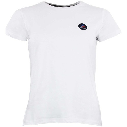 Textil Mulher Mesas de jantar Peak Mountain T-shirt manches courtes femme ACODA Branco