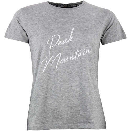 Textil Mulher Polaire Homme Cava Peak Mountain T-shirt manches courtes femme ATRESOR Cinza