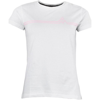 Textil Mulher Porta-documentos / Pasta Peak Mountain T-shirt manches courtes femme AURELIE Branco