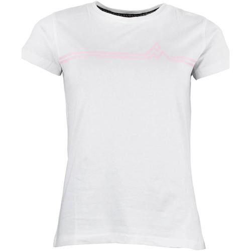 Textil Mulher T-Shirt mangas curtas Peak Mountain T-shirt manches courtes femme AURELIE Branco