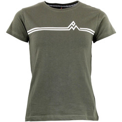 Teruched Mulher T-Shirt mangas curtas Peak Mountain T-shirt manches courtes femme AURELIE Verde