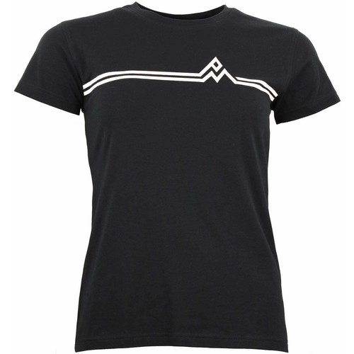 Textil Mulher Mesas de jantar Peak Mountain T-shirt manches courtes femme AURELIE Preto