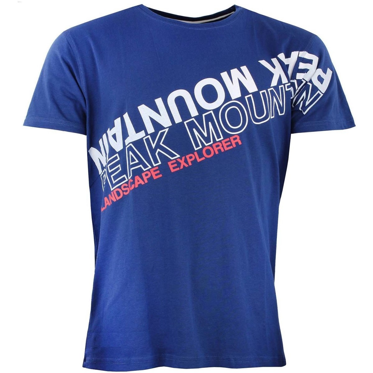 Textil Homem T-Shirt mangas curtas Peak Mountain T-shirt manches courtes homme CYCLONE Marinho