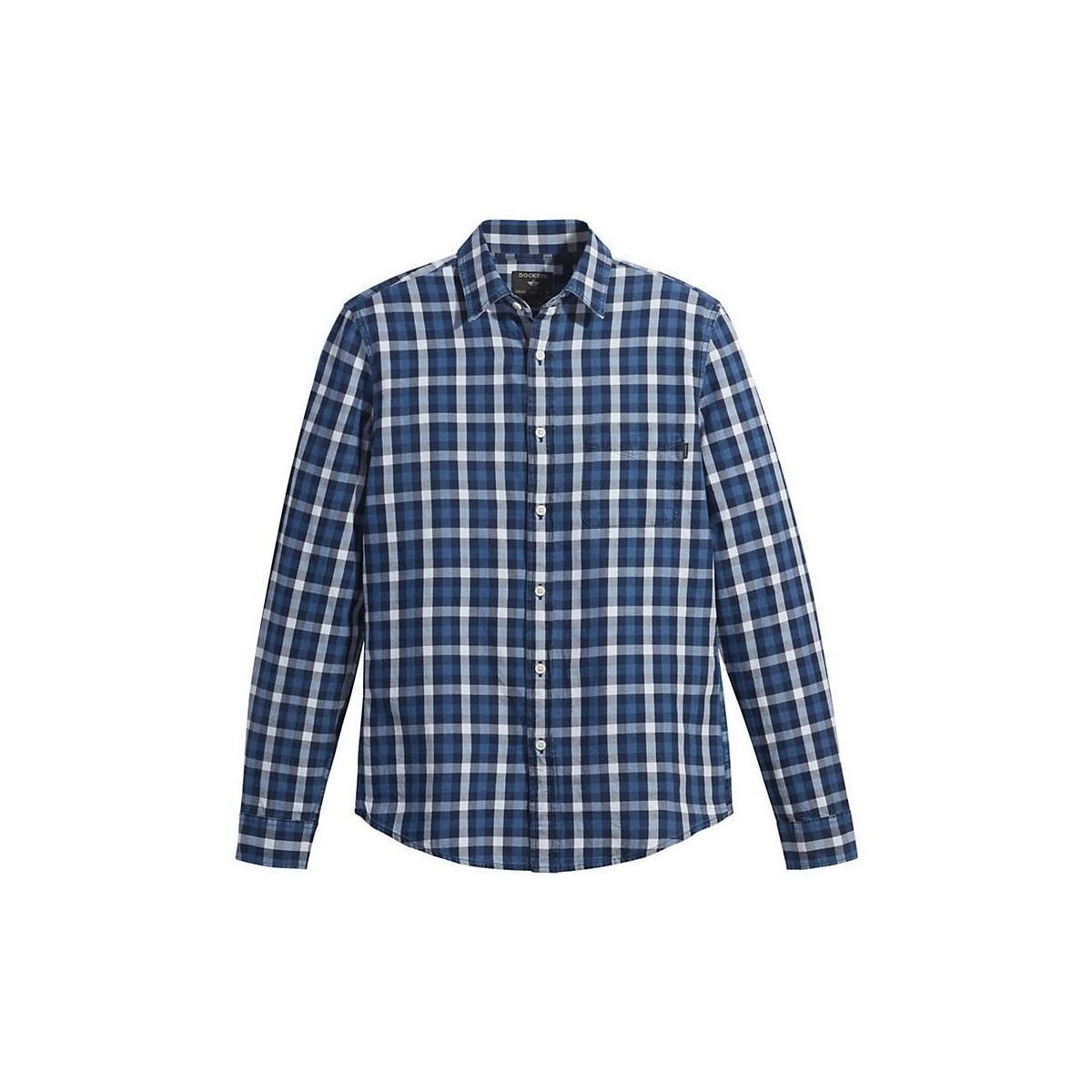Textil Homem Camisas mangas comprida Dockers A1114 0035-WOVEN SAN LEANDRO Azul