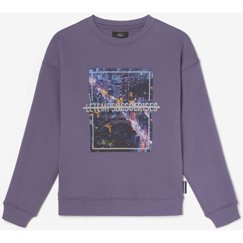 Textil Rapaz Sweats Bermudas Calções Mobyises Sweatshirt NAKABO Violeta
