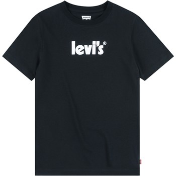 Textil Rapariga T-Shirt mangas curtas Levi's 195905 Preto