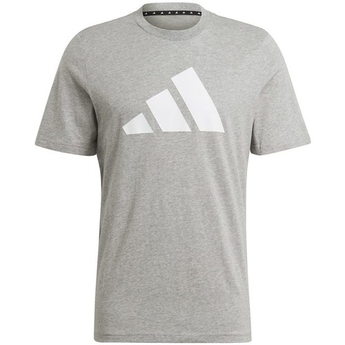 Textil Homem T-Shirt mangas curtas adidas Originals Logo Tee Cinza