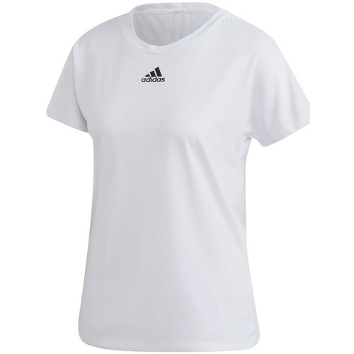 Textil Mulher T-Shirt mangas curtas adidas Originals FL1829 Branco