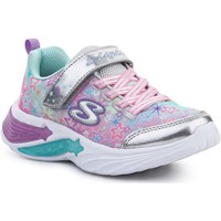Sapatos Rapariga Sandálias Skechers S Lights Star Sparks Silver/Multi 302324L-SMLT Multicolor