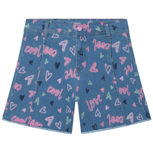 Textil Rapariga Shorts AND / Bermudas Billieblush U14663-Z13 Azul / Rosa