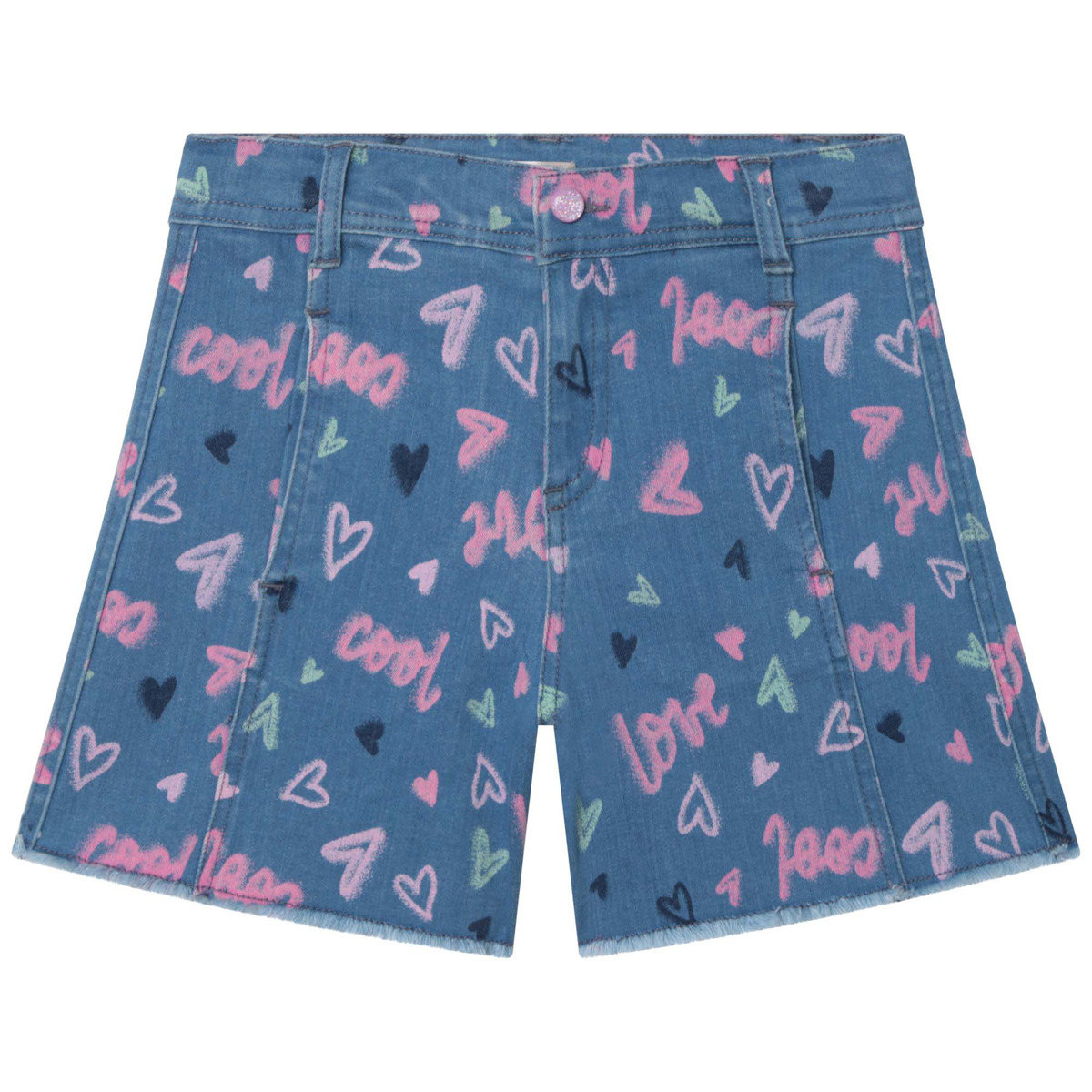 Textil Rapariga Side Shorts / Bermudas Billieblush U14663-Z13 Azul / Rosa