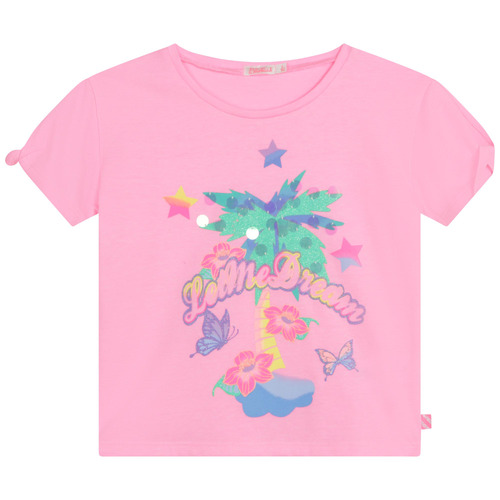 Textil Rapariga TEEN logo flame print sweatshirt Billieblush U15B14-462 Rosa
