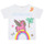 Textil Rapariga T-Shirt mangas curtas Billieblush U15B02-10P Branco / Rosa