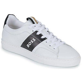 Sapatos Rapaz Sapatilhas BOSS J29336-09B-J Branco / Preto