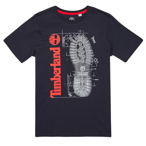 Textil Rapaz T-Shirt mangas curtas Timberland concepts T25T82 Preto
