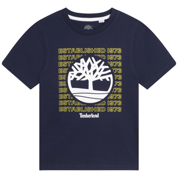 Textil Rapaz T-Shirt mangas curtas Timberland T25T97 Marinho