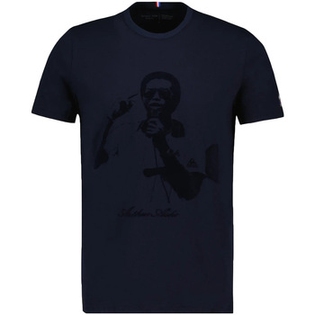 Textil Homem T-Shirt mangas curtas Le Coq Sportif Nº21 Endless Summer graphic-print T-shirt Azul