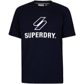 Textil Homem hockey aria hoodie black Superdry  Azul