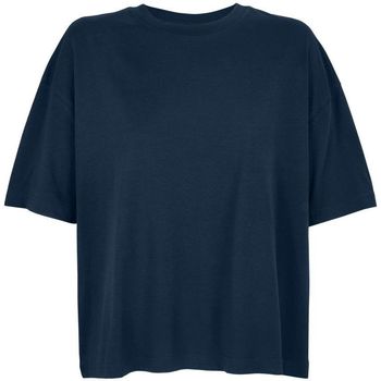 Textil Mulher T-Shirt mangas curtas Sols BOXY WOMEN - CAMISETA OVERSIZE DE MUJER marino Azul