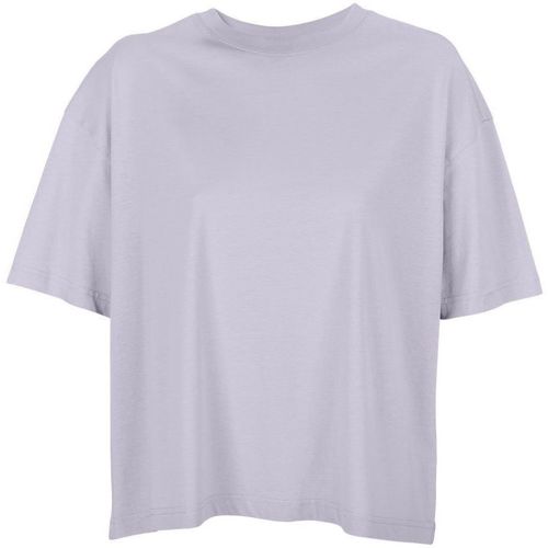 Textil Mulher T-Shirt mangas curtas Sols BOXY WOMEN - CAMISETA OVERSIZE DE MUJER color lila Violeta