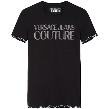 Textil Mulher T-shirts e Pólos Versace  Preto