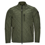 logo-patch fleece jacket Grigio